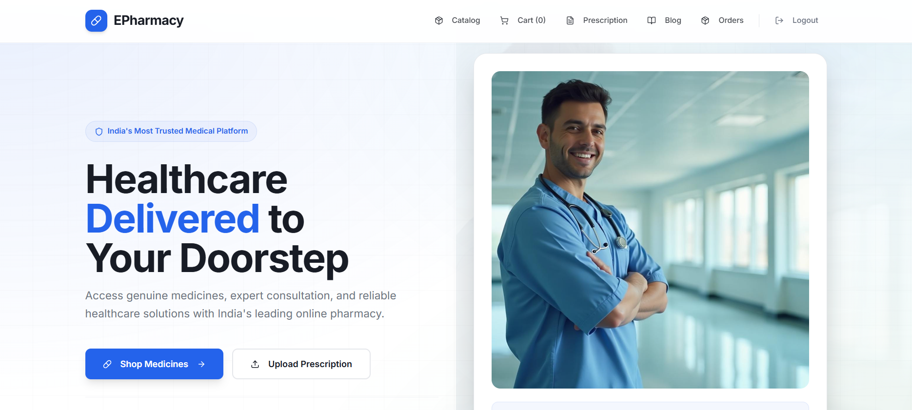 E-Pharmacy project thumbnail